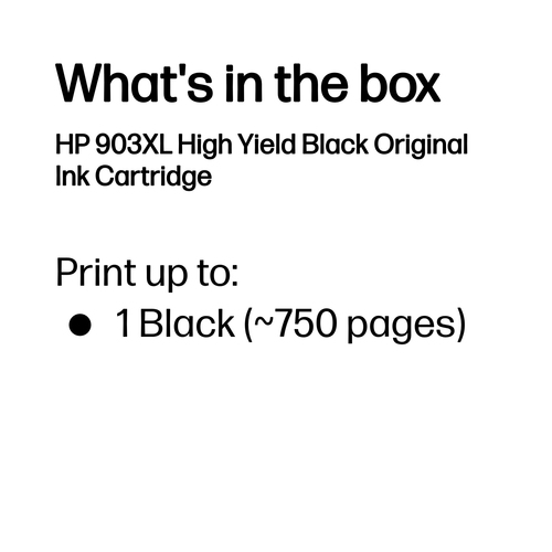Original HP 903XL High Capacity Black Ink Cartridge - image 3