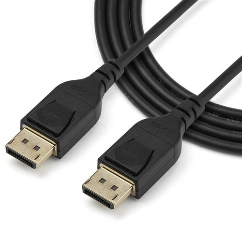 StarTech.com Cable DisplayPort 1.4 de 1m - Certificado VESA - 8K 60Hz - HBR3 - HDR - Super HD - Cable Delgado de Monitor DP a Conector DP - UltraHD 4K 120Hz - Cable Delgado de Vídeo DP 1.4