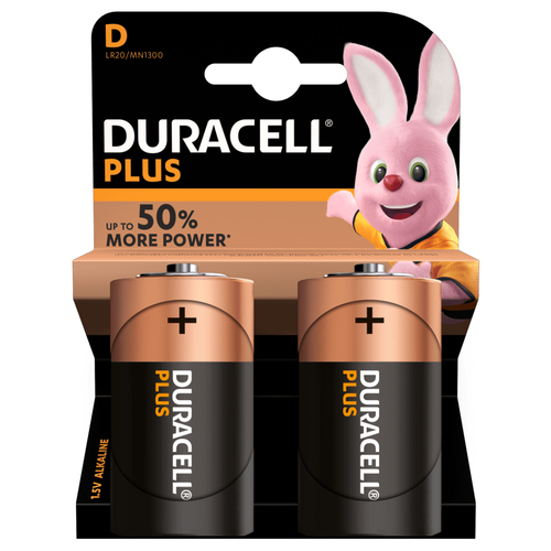 Duracell Plus Батарейка одноразового использования D Щелочной