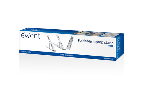 Ewent EW1266 soporte para ordenador portátil Plata 39,6 cm (15.6")