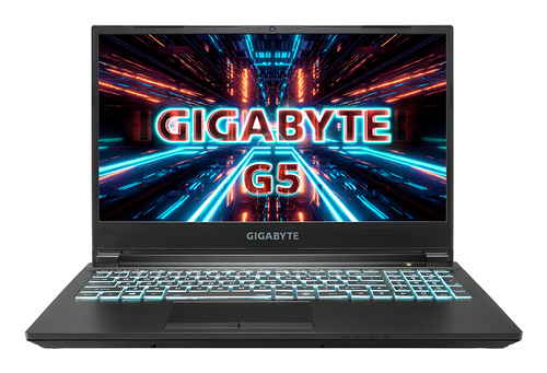 GIGABYTE G5 GD-51ES123SD ноутбук Intel® Core™ i5 i5-11400H 39,6 cm (15.6") Full HD 16 GB DDR4-SDRAM 512 GB Твердотельный накопитель (SSD) NVIDIA GeForce RTX 3050 Wi-Fi 6 (802.11ax) Free DOS Черный