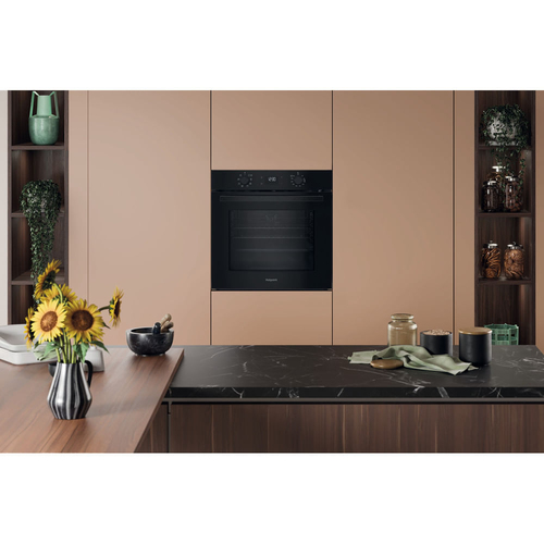 Hotpoint Class 2 Multiflow HO 475P B UK Electric Pyrolytic Oven - Black - image 4