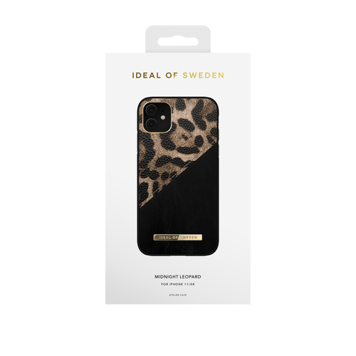 iDeal of Sweden Atelier Case iPhone 11/XR Midnight Leoprd