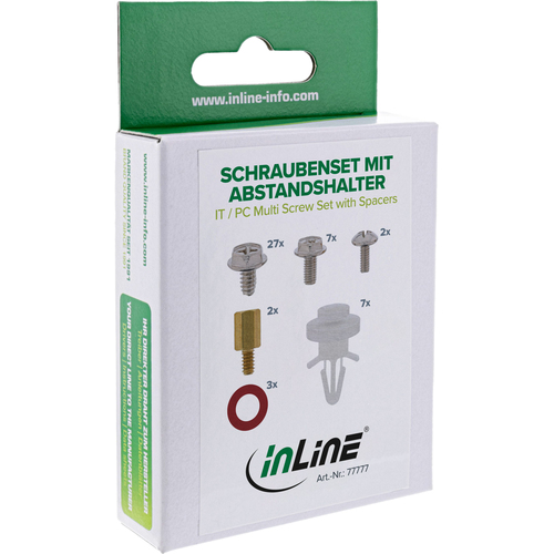 InLine 77777 montagekit voor PC 48 stuks, afbeelding 2