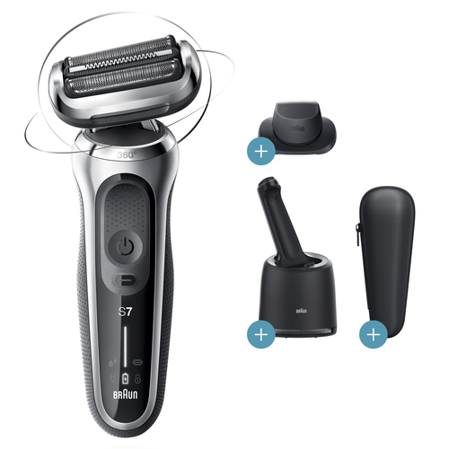 Braun Series 7 70-S7200cc Foil shaver Trimmer Silver – image 5