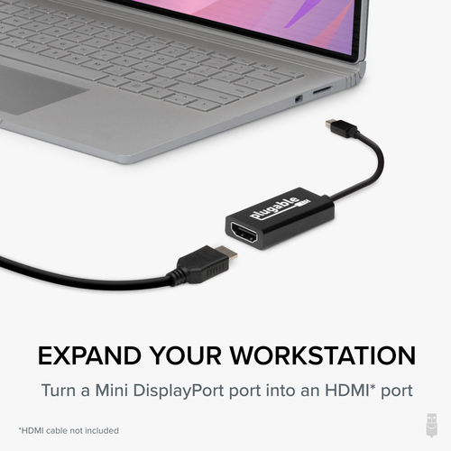 Plugable Technologies USB C to VGA Adapter - Driverless, Compatible with 2018 iPad Pro, 2018 MacBook Air, 2018 MacBook Pro, Surface Book 2, Thunderbolt 3 & More – image 3