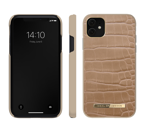 iDeal of Sweden Atelier Case iPhone 11 / XR Camel Croco – image 3
