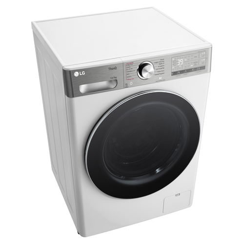 LG D4R9513TPWC washer dryer Freestanding Front-load Silver, White – image 8