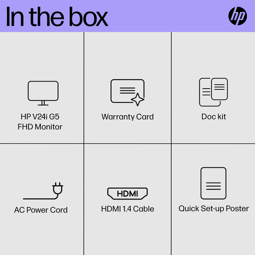 HP V24i G5 FHD Monitor – image 5