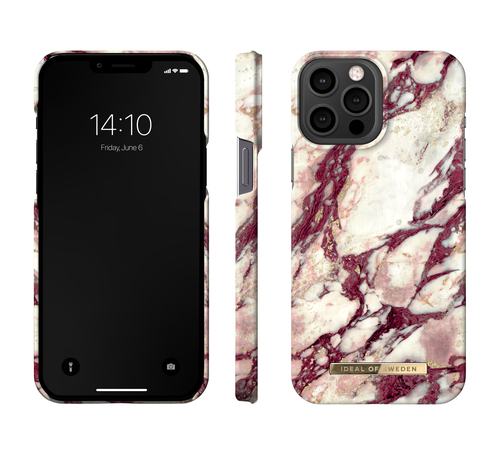 iDeal of Sweden Printed Case iPhone 12PM/13PM Calacatta Ruby Mb – image 3