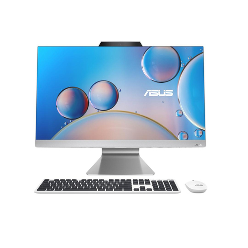 ASUS M3702WFAK-WA080W AMD Ryzen™ 5 7520U 68,6 cm (27") 1920 x 1080 пикселей ПК все в одном 8 GB LPDDR5-SDRAM 512 GB Твердотельный накопитель (SSD) Windows 11 Home Wi-Fi 6E (802.11ax) Белый
