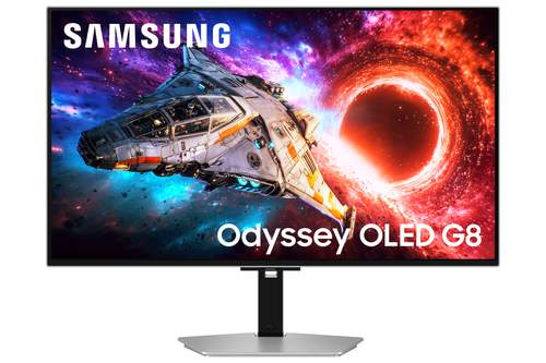 Samsung G80SH монитор для ПК 81,3 cm (32") 3840 x 2160 пикселей 4K Ultra HD OLED Серебристый