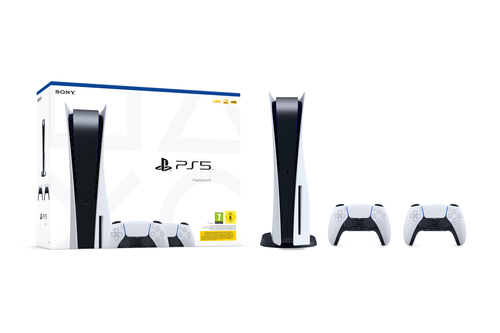 Sony Interactive Entertainment PlayStation 5 - Bundle 2 Controller Wireless DualSense 825 GB Wi-Fi Черный, Белый