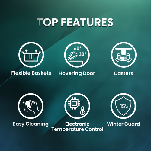 Hisense FC200N1AWE1 Chest Freezer - White - E Rated – image 3