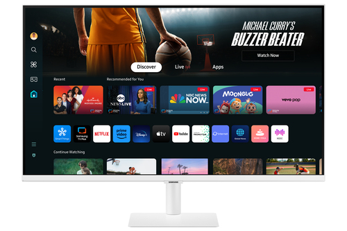 Samsung Smart Monitor M7 M70D UHD LS32DM703UUXEN Monitor Wit, afbeelding 4