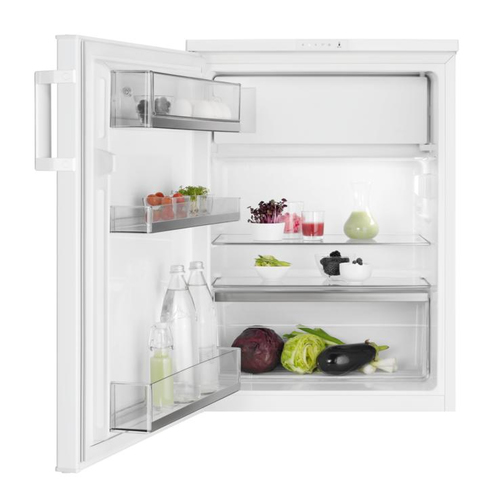 AEG RTB413D1AW combi-fridge Freestanding