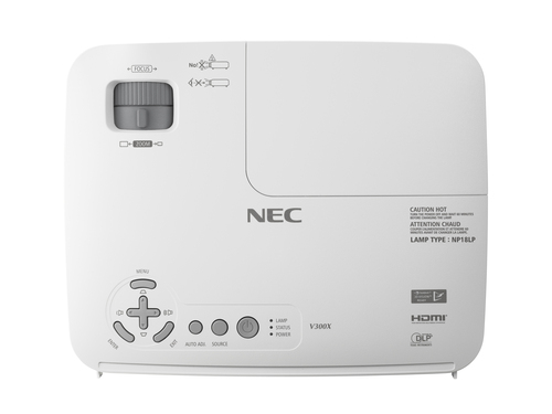 NEC V260X Standard throw projector 2600 ANSI lumens DLP XGA (1024x768) 3D White – image 3