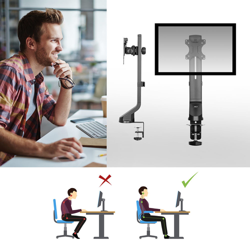 ACT AC8321 Monitorhalterung 1 Bildschirm – Foto 4 von 4