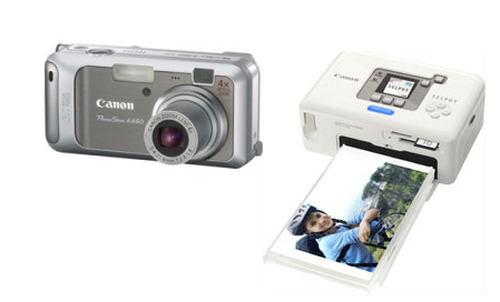 Canon A460 + CP720
