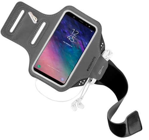 Mobiparts Comfort Fit Sport Armband Samsung Galaxy A6 (2018) Black – image 2