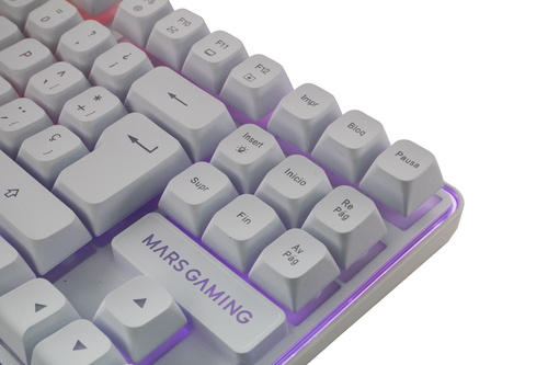 Mars Gaming MCPWTKLWIT keyboard Mouse included RF Wireless + USB QWERTY Italian White – image 2