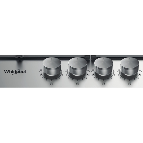 Whirlpool TGML 660 IX Нержавеющая сталь Встроенный 60 cm Газовый 4 зона(ы)