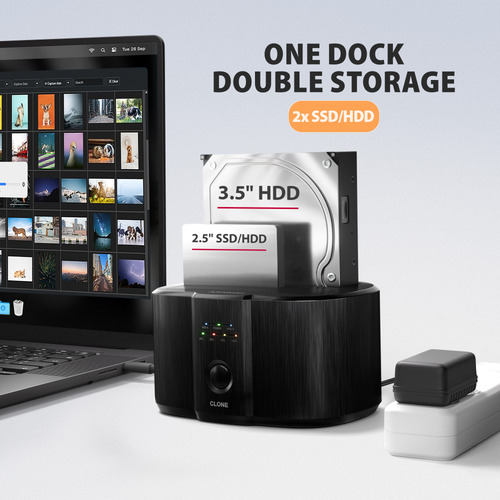Axagon ADSA-SC USB-C 5Gbps Dual SATA – image 7