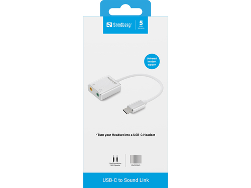 Sandberg USB-C to Sound Link, afbeelding 2
