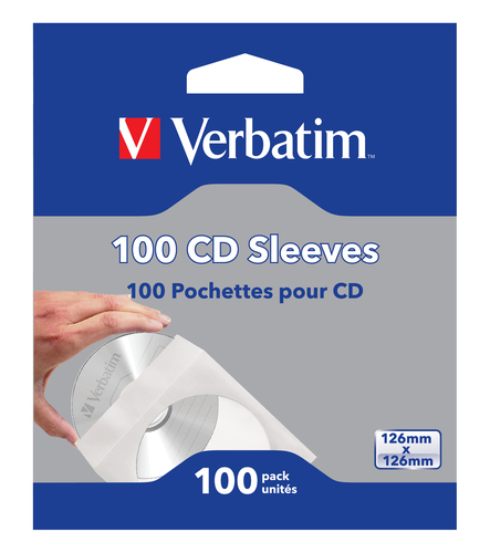 Sobre de papel para CD/DVD VERBATIM Sobre de Papel CD/DVD