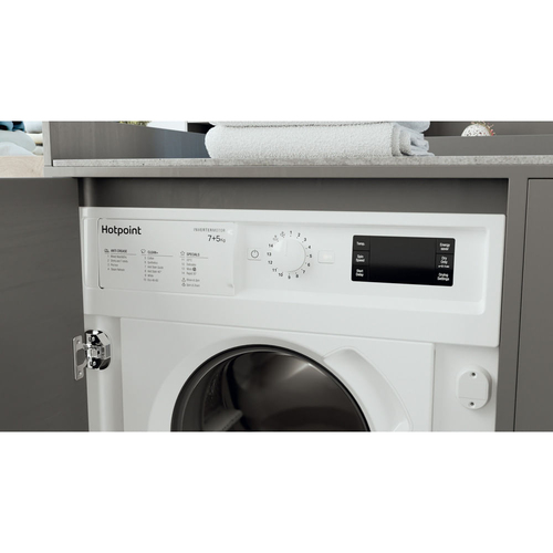 Hotpoint BIWDHG75148 Integrated Washer Dryer 1400 Spin 7kg 5kg E Rated - image 8