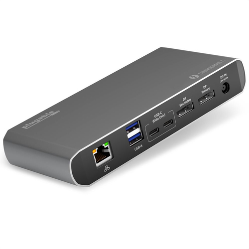 Plugable Technologies TBT3-UDC1 laptop dock/port replicator Docking Thunderbolt 3 Black