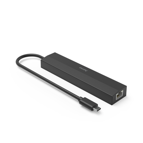 Hama USB-C Hub Multiport 6 Ports 3 x USB-A USB-C HDMI LAN/Ethernet USB Hub Zwart, afbeelding 5