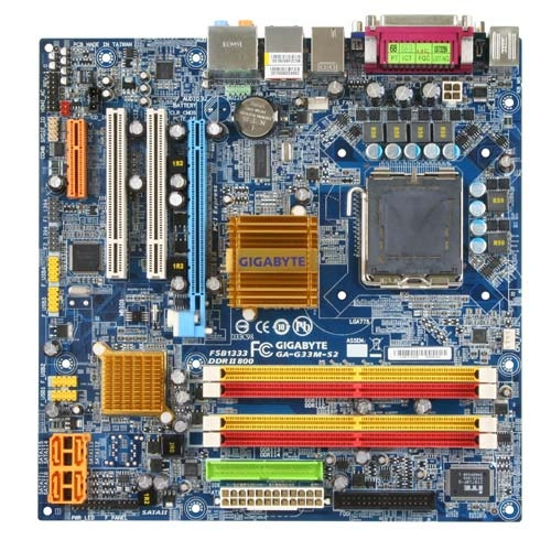 GIGABYTE GA-G33M-S2 Intel® G33 + ICH9 Chipset