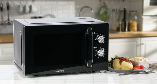 Daewoo SDA2085 microwave Black Solo microwave Countertop – image 2