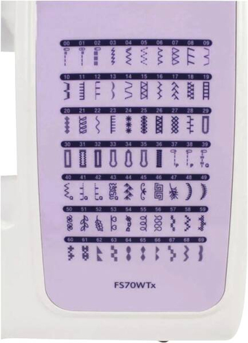 Brother Computergestuurde naaimachine FS70WTXVM1 Computerondersteuning, Met display, LED-lamp, Met aanschuifvlak Meerdere kleuren – Foto 4 van 4