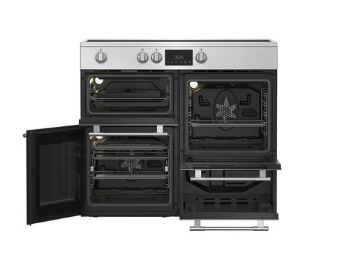 Hotpoint RH100IA21X cooker Range cooker Electric Zone induction hob Stainless steel – image 8