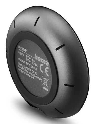 Hama Draadloze Qi2-oplader 15 W bureau Oplader Zwart, afbeelding 2