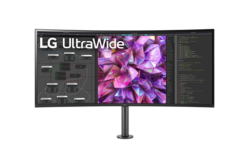 38 LG MONITOR, CURVED, 3840X1600, 21:9, IPS, USB TYPE-C, HDMI, DP, USB 3.0 (2 DO