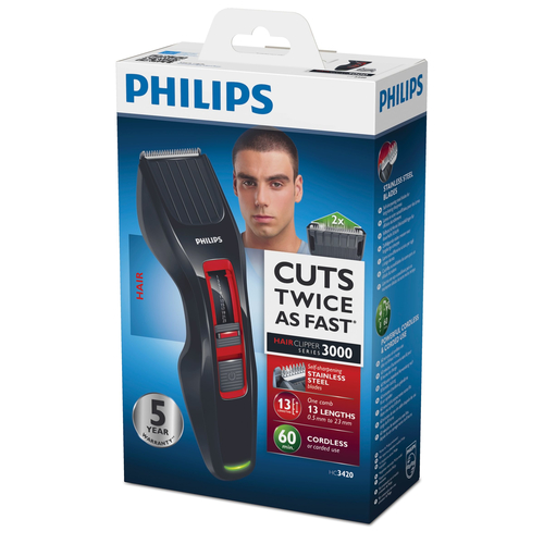 Philips HAIRCLIPPER Series 3000 hair clipper HC3420/15 – image 2