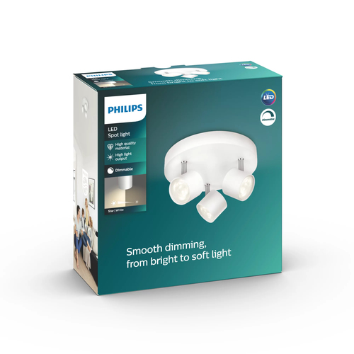 Philips LED Star 562433116 LED-plafondspot LED 4.5 W Wit – Foto 3 van 3