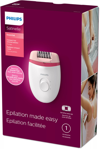 Philips Satinelle Essential BRE235/04 epilator Pink, White – image 2