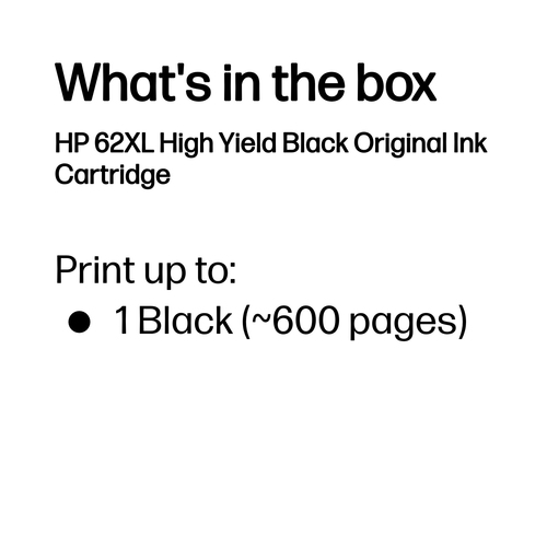 Original HP 62XL Black Ink Cartridge - image 3