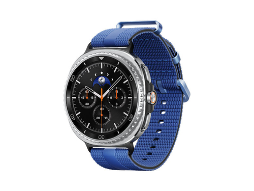 Samsung Galaxy Watch 8 Classic, Bluetooth, 46mm, Hybrid Band, Black + Athleisure Band, Blue, S/M