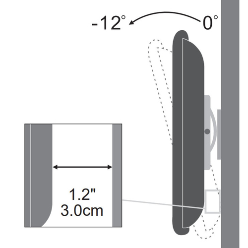 Techly wall mount voor LCD/LED TV 13-30" zwart, afbeelding 7