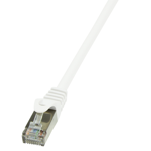 LogiLink EconLine CAT 6 Foldet uskærmet snoet par (F/UTP) 10m Patchkabel Hvid