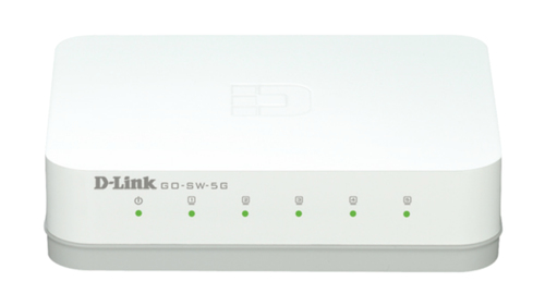D-Link GO-SW-5G Unmanaged L2 Gigabit Ethernet (10/100/1000) White
