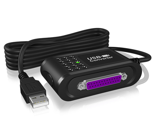 ICY BOX 60032 USB graphics adapter Black