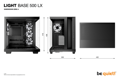 be quiet! Light Base 500 LX Black – image 9