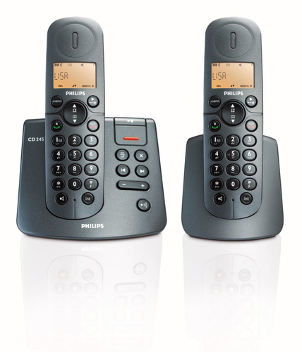 Philips Cordless phone answer machine CD2452B/05