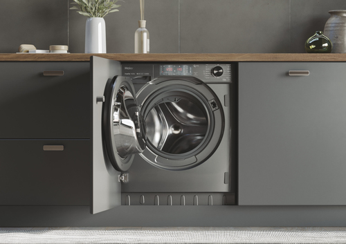 Haier Series 4 HWDQ90B416FWBRUK washer dryer Built-in Front-load Anthracite – image 3